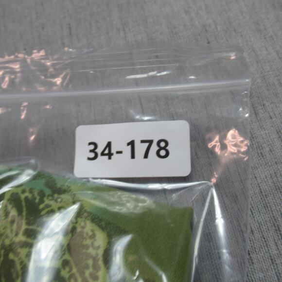 Sandra Darren Dress Womens 14W Green Floral Tropical Fit & Flare Preppy Flowy - Picture 10 of 10